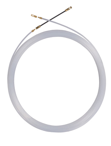 ART.154/B/04/15  -  PERLON NYLON FISH TAPE WITH INTERCHANGEABLE HEADS D. 4 mm / 15 MT. - 50'.