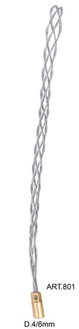 ART.801  -  CABLE GRIPS WITH THREADED ATTACK M. 4 - D. 4/6 mm. FOR ART. 154-176